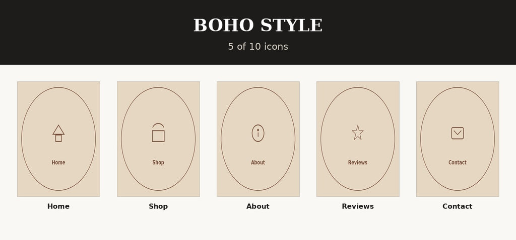 20 Instagram Highlight Cover Icons | Boho Minimal Branding Kit | Digital Download